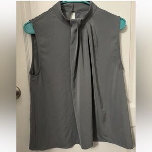 MOTF elegant twist neckline sleeveless blouse
